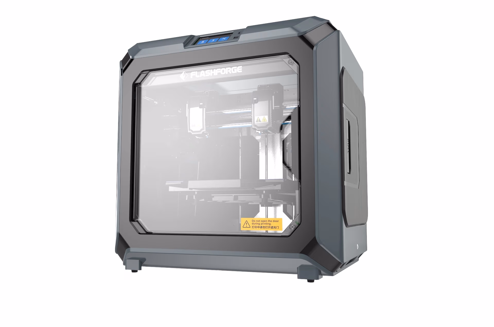 Gembird 3D Printer Flashforge Creator3, Fully-Closed Design & Auto-Temperature Control System, Very Large Build Size, Connection USB stick / Ethernet / WIFI, Filament detecting sensor, Filament: PLA/ABS/TPU/PVA/HIPS/PETG/WPC/Nylon spool, 1.75mm 