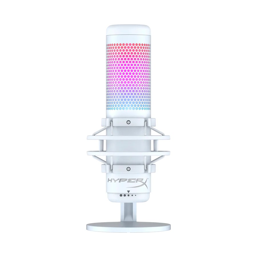 Microfon pentru streaming HyperX QuadCast S, RGB, White [519P0AA] photo 1