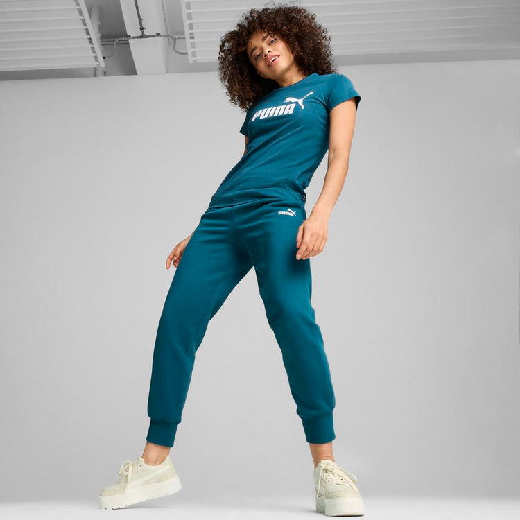 Tricou Puma ESS Logo Tee XS Verde Femei photo 5