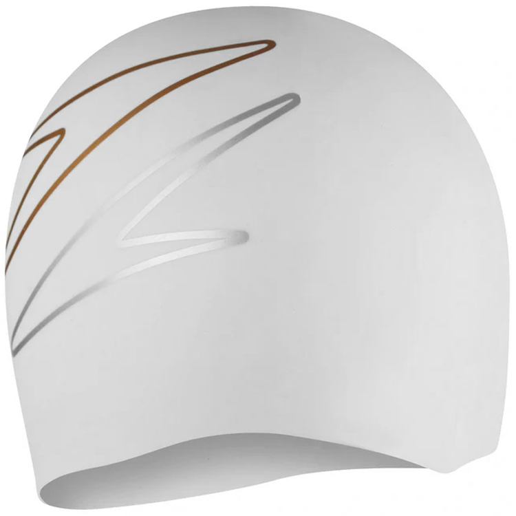Casca de inot silicon Speedo SLOGAN PRT CAP AU/AF/AM 8-0838515978 Alb photo 1