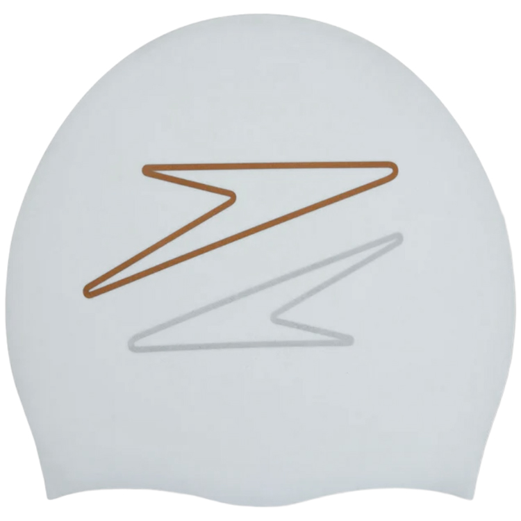 Casca de inot silicon Speedo SLOGAN PRT CAP AU/AF/AM 8-0838515978 Alb photo 2