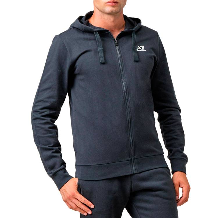 Hanorac pt bărbați EA7 EMPORIO ARMANI SWEATSHIRT S Albastru photo 4
