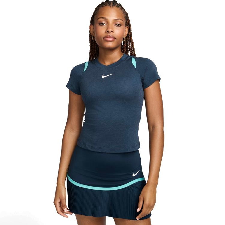 Tricou Nike W NKCT DF ADVTG SS TOP / Femei / S / Albastru photo 3