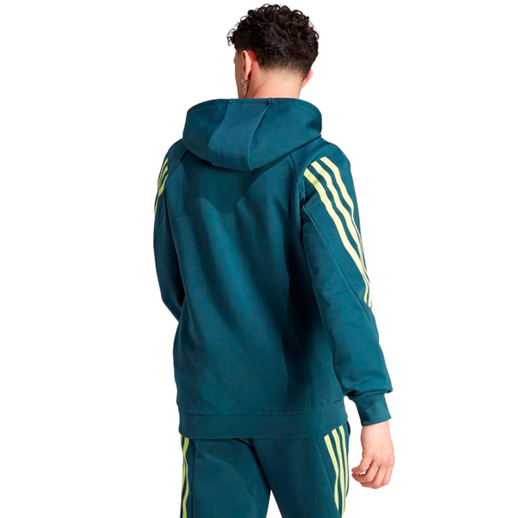 Мужская Толстовка Adidas M FI 3S FZ M Зеленый photo 3
