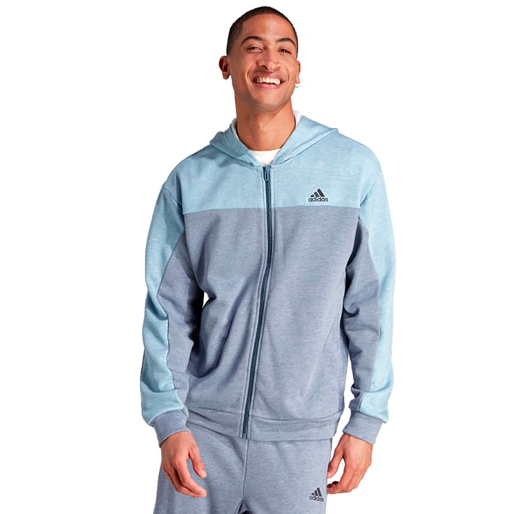 Hanorac pt bărbați Adidas M MEL FZ S Gri photo 2