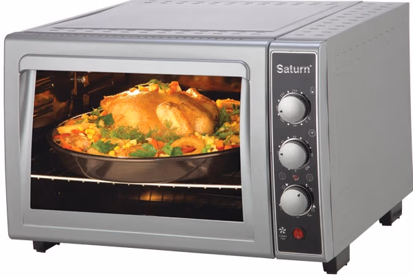 Cuptor electric Saturn STEC1078, 50 l, 1200 W, Gri