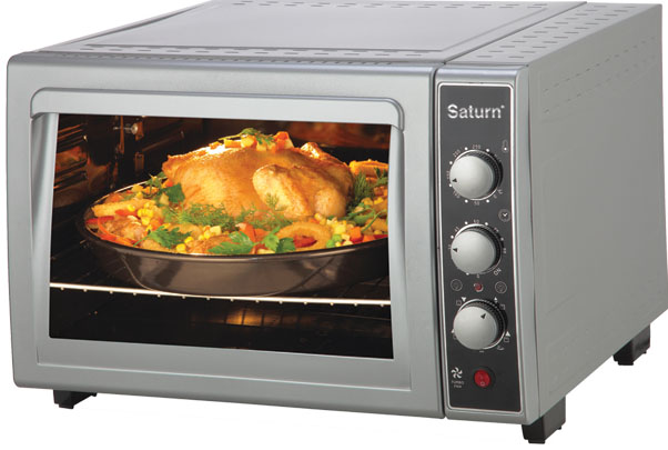 Cuptor electric Saturn STEC1078, 50 l, 1200 W, Gri photo Cuptor electric Saturn STEC1078, 50 l, 1200 W, Gri photo