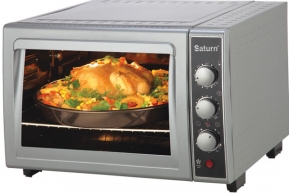 Cuptor electric Saturn STEC1078, 50 l, 1200 W, Gri thumbnav