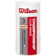 Набор воланов для бадминтона 3 шт Wilson CHAMPIOSHIP WHITE 78 thumbnav