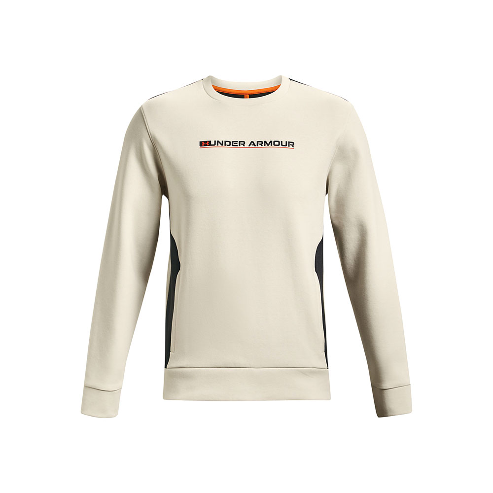 Hanorac pt bărbați Under Armour UA SUMMIT KNIT CREW LG Bej photo 1 Hanorac pt bărbați Under Armour UA SUMMIT KNIT CREW LG Bej photo 1