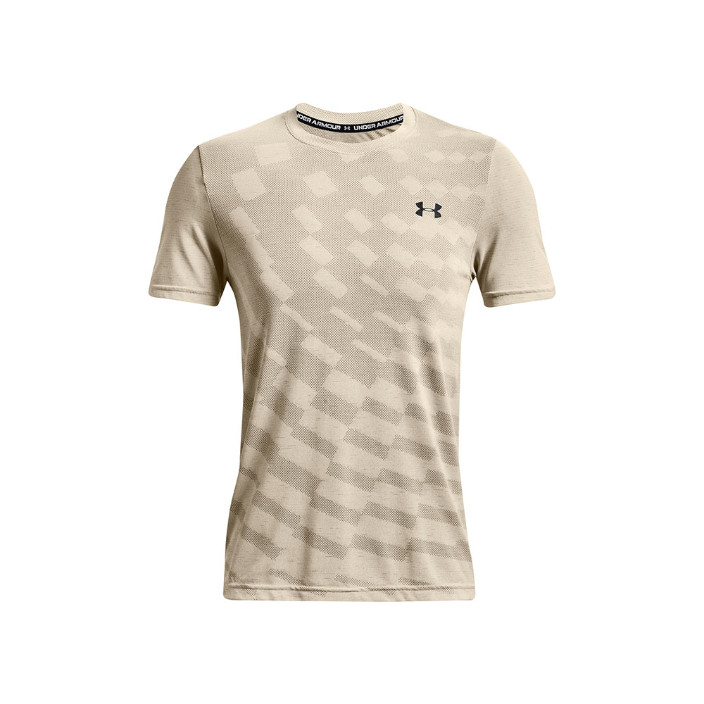 Tricou bărbătesc Under Armour UA Seamless Radial SS LG Bej photo 1