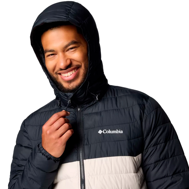 Geacă pt Barbati Columbia Powder Lite II Hooded Jacket S Alb photo 3