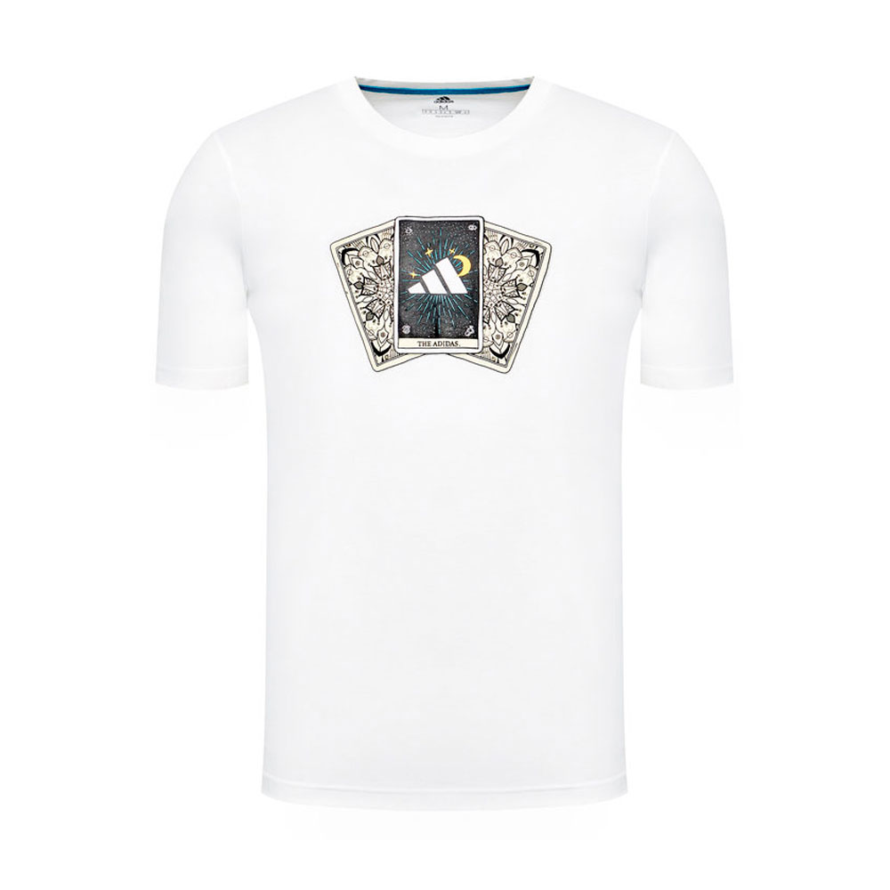 Футболка мужская Adidas Tarot BOS M XS Белый photo 1