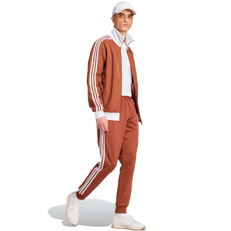 Hanorac pt bărbați Adidas CLASSIC TT XXL Maro photo 4