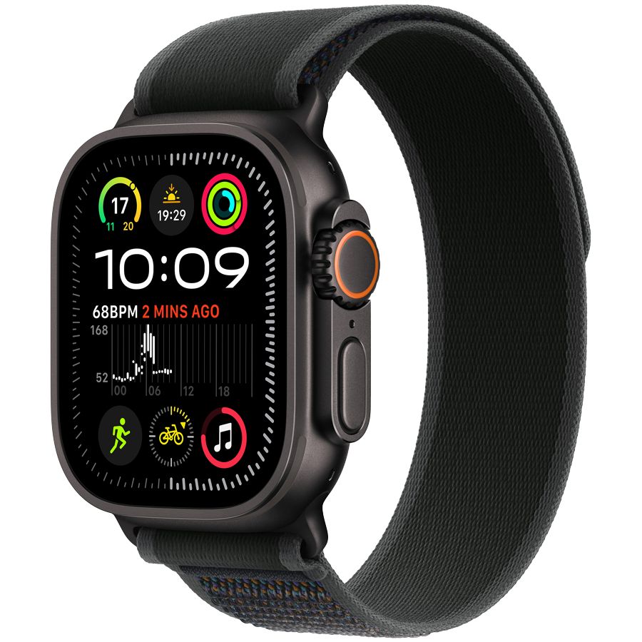 Smart watch Apple Watch Ultra 2 2024 GPS + Cellular 49mm Black Titanium Case with Black Trail Loop - M/L (MX4V3GK/A) 1 GB 1.92 photo 1
