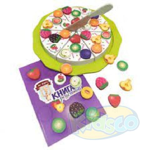 Constructor din lenm magnetic"Tarta cu fructe" photo 1