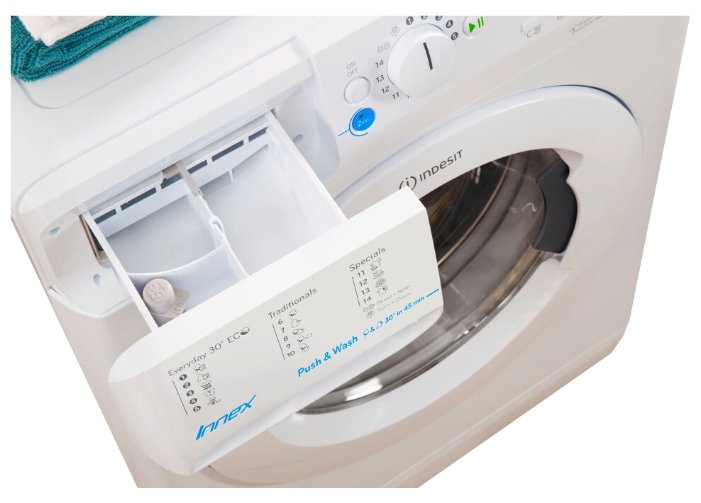 Masina de spalat Indesit XWSA610517W 6 kg / 1000 rot/min / A+ / Alb photo 4