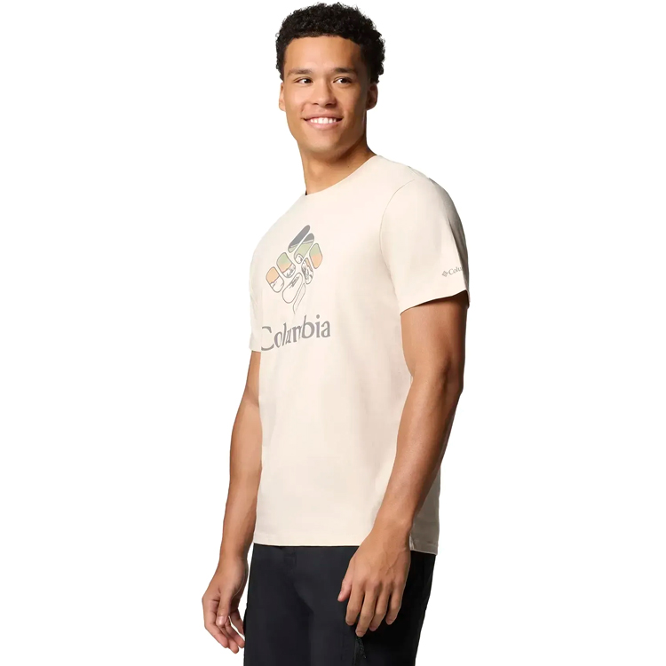 Футболка мужская Columbia M Rapid Ridge Graphic Tee S Бежевый photo 3