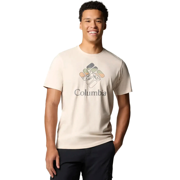 Футболка мужская Columbia M Rapid Ridge Graphic Tee S Бежевый photo 5