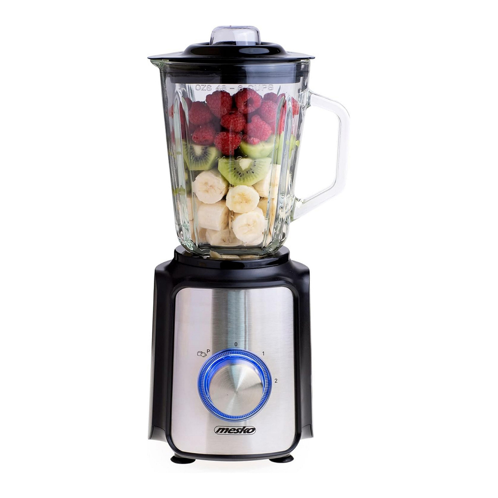 Blender Stationar Mesko MS4080 Argintiu / 2 viteze / ml photo 1 Blender Stationar Mesko MS4080 Argintiu / 2 viteze / ml photo 1