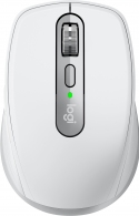 Logitech Wireless Mouse MX Anywhere 3, 6 buttons, Bluetooth + 2.4GHz, Optical, 200-4000 dpi,Effortless multi-computer workflow pair up to 3 devices, Unifying receiver, Pale Grey thumbnav 1