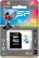 16GB microSD Class10 U1 UHS-I + SD adapter Silicon Power Elite Color microSDHC, Up to: 90MB/s thumbnav 3