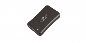 2.5" External SSD 256GB  Goodram HL200 USB 3.2 Gen 2, Black, Sequential Read/Write: up to 520/500 MB/s, Includes USB-C to A / USB-C to C cables, Ultra-small and lightweight SSD thumbnav 1