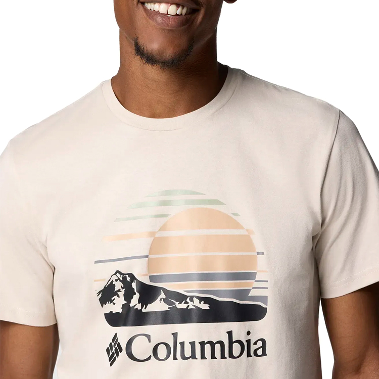 Футболка мужская Columbia Path Lake Graphic Tee II S Бежевый photo 2