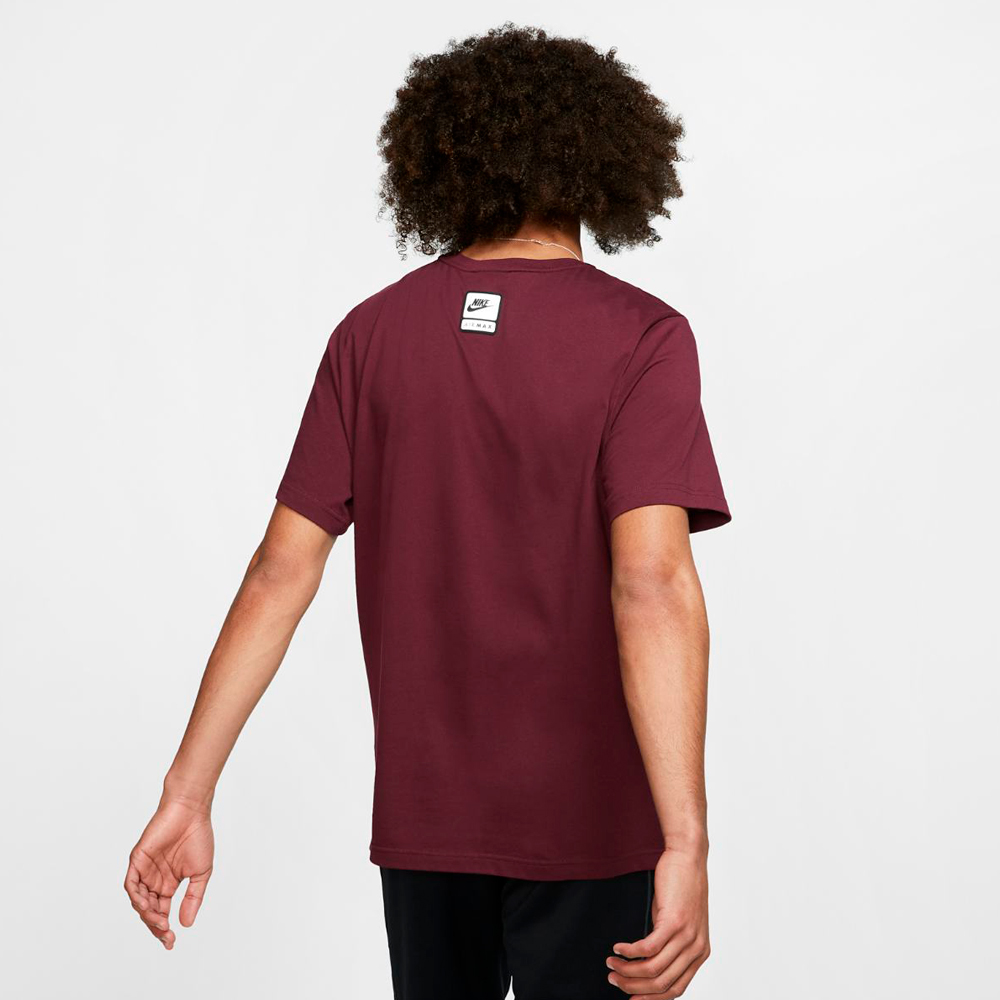 Футболка мужская Nike M NSW AIR MAX GPX SS TEE L Бордовый photo 3