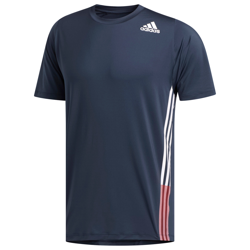Футболка мужская Adidas FL 3S+ TEE L Синий photo 1