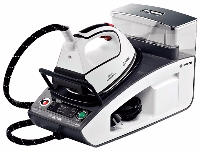 Generator de aburi Bosch TDS4581, 3100 W, 1300 ml, Alb-negru