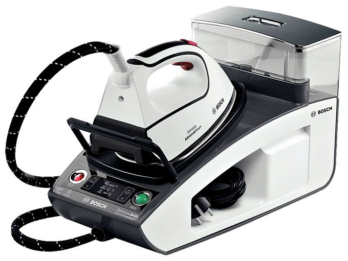 Generator de aburi Bosch TDS4581, 3100 W, 1300 ml, Alb-negru photo Generator de aburi Bosch TDS4581, 3100 W, 1300 ml, Alb-negru photo