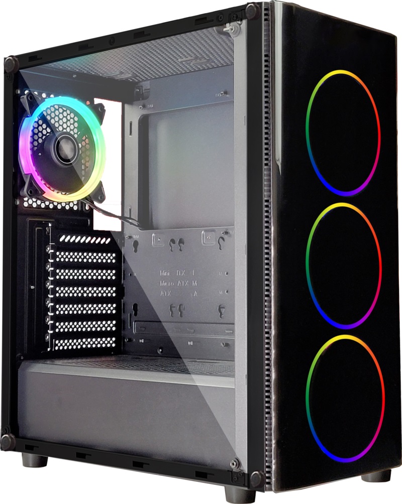 ATOL PC1209MP - Gaming A-RGB#2: Intel i5-10600KF 6C/12T 4.1-4.8GHz/ Cooler M403PRO.ARGB/ MB GIGABYTE Z590 AORUS PRO AX/ RAM 32GB (2*16GB) DDR4-3000 Kingston FURY/ M.2 NVMe SSD SP A80 256GB+2.5" SSD Kingston DC500R 1.0TB/ MSI RTX 3060Ti Gaming X 8GB/ Xile photo 1