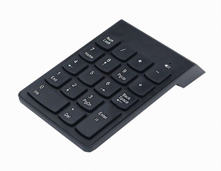 Wireless Keypad Gembird KPD-W-02 / 18 keys / USB / Black photo 1 Wireless Keypad Gembird KPD-W-02 / 18 keys / USB / Black photo 1