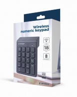 Wireless Keypad Gembird KPD-W-02 / 18 keys / USB / Black thumbnav 3