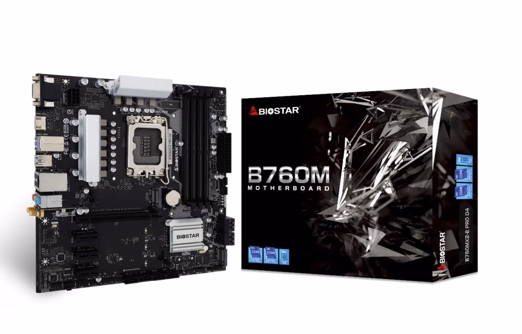 Placa de baza BIOSTAR B760MX2-E PRO D4/ AM4 / B760 / DDR4 / mATX