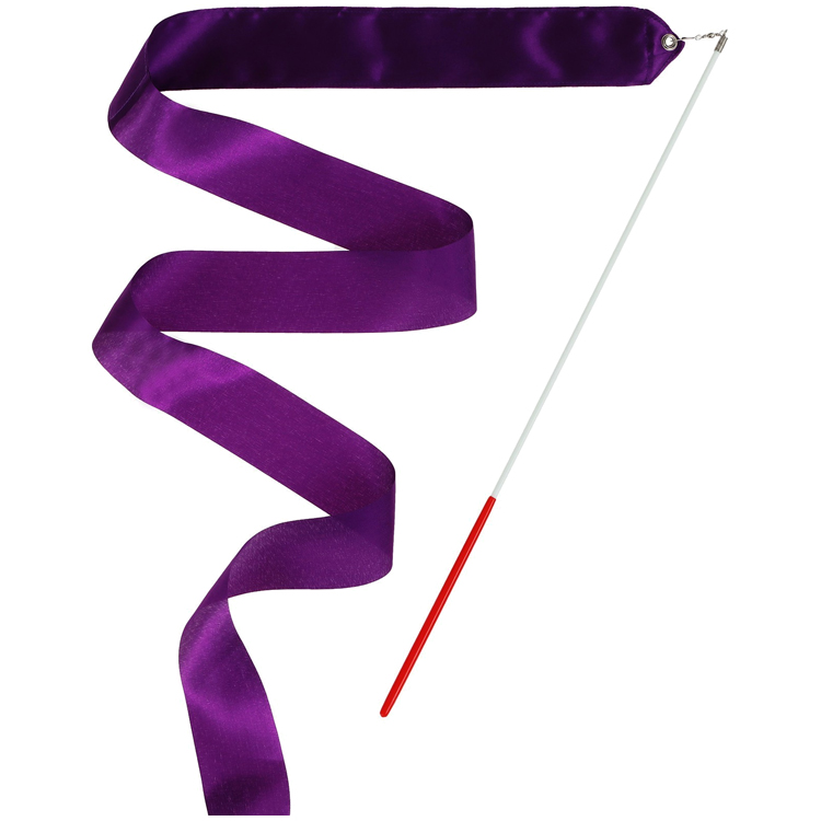 Палка гимнастическая с лентой Grace Dance Gymnastic stick with ribbon photo 