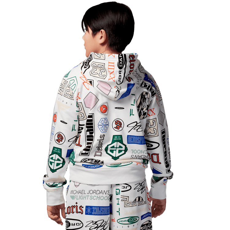 Толстовка Nike JDB MJ ESSENTIALS AOP PO / Мужской / M / Белый photo 2