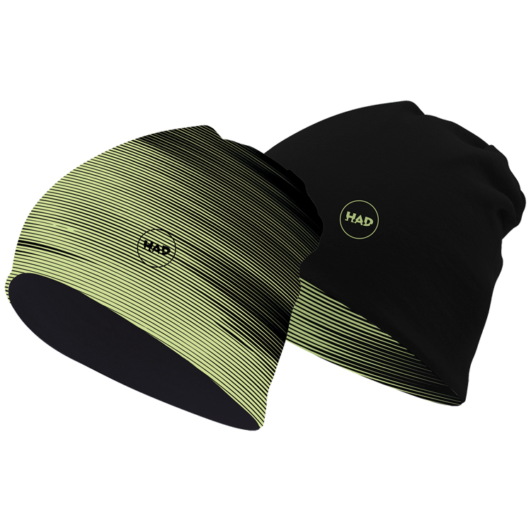 Caciula HAD Next Level Reversible Beanie One size Negru-verde photo 1