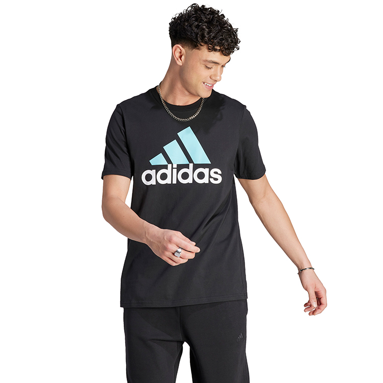 Tricou bărbătesc Adidas M BL SJ T S Negru photo 2