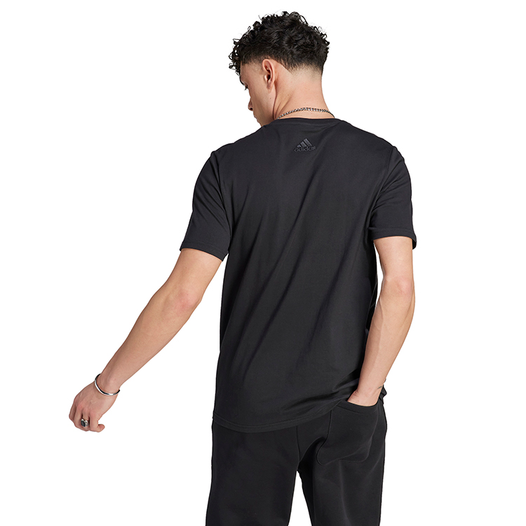 Tricou bărbătesc Adidas M BL SJ T S Negru photo 4