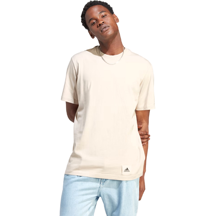 Tricou bărbătesc Adidas M LNG TEE Q3 S Bej photo 4