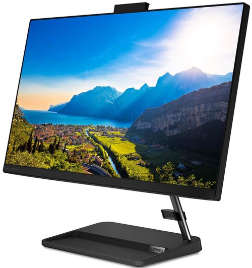 All-in-One PC - 23.8" Lenovo IdeaCentre 3 24ALC6, 23.8 FHD IPS AG, AMD Ryzen 5 7530U, 8GB (2x4) DDR4 RAM, 512GB SSD PCIe NVMe, AMD Radeon™ Graphics, no ODD, HD Cam, LAN, WiFi 11ax  2x2+BT 5.0, USB KB&MS, DOS, Black, 6.8 kg. photo 2