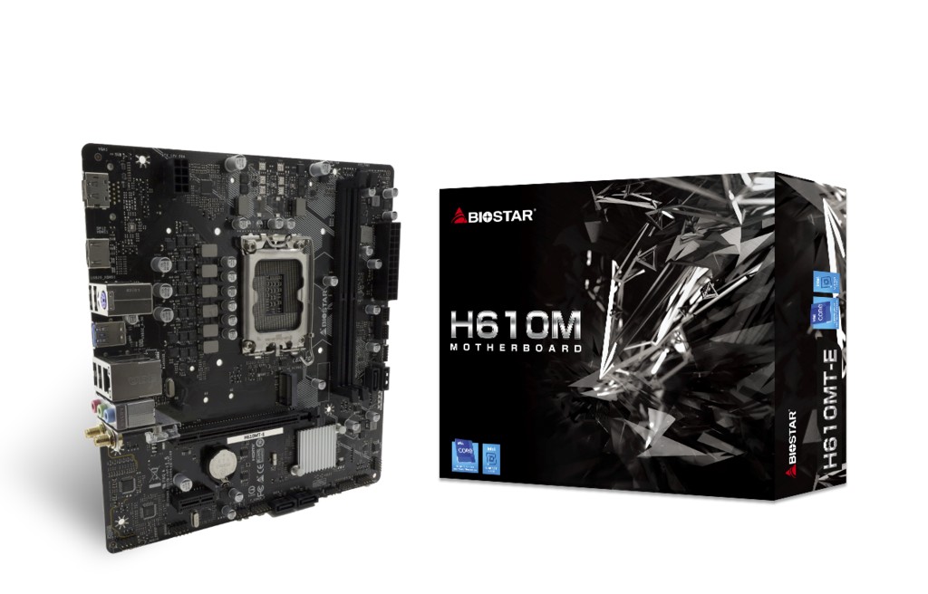 Paca de baza BIOSTAR H610MT-E / Socket 1700 / Intel H610 / mATX photo 1 Paca de baza BIOSTAR H610MT-E / Socket 1700 / Intel H610 / mATX photo 1
