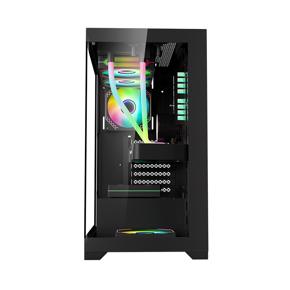 Calculator ATOL PC1099MP - Gaming A-RGB#10 v2/ Intel Six-Core i5-12400/ 32GB/ 500GB SSD + 1TB/ RTX4060/ Black photo 3
