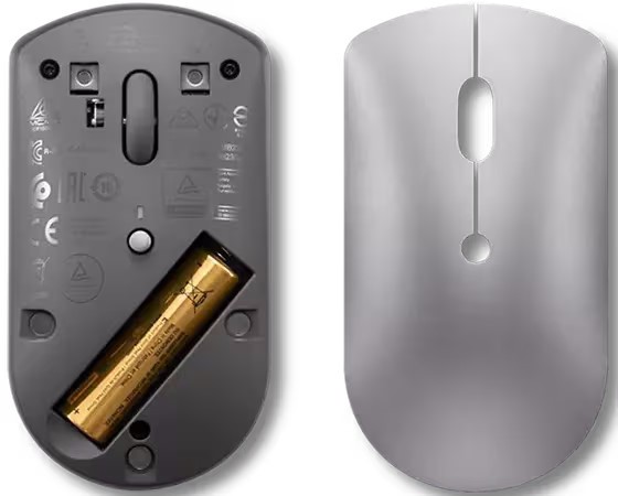 Mouse silentios Bluetooth Lenovo 600/ 2400dpi/ Optical/ Iron Grey photo 5