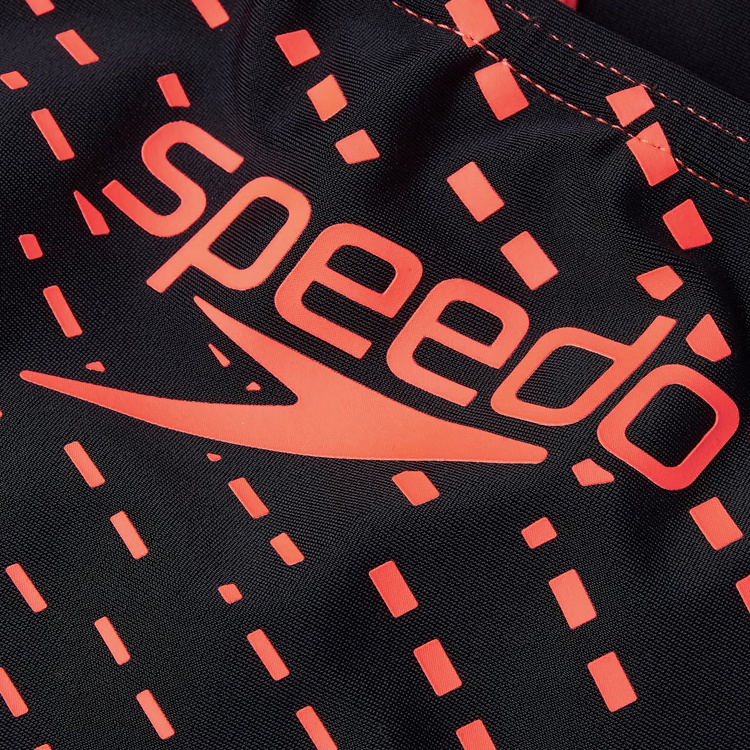 Costum p/u inot Speedo MEDLEY LOGO MDLT JF / Femei / 9 -10 / Negru-rosu photo 5
