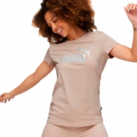 Tricou Puma ESS+ Metallic Logo Tee thumbnav 4