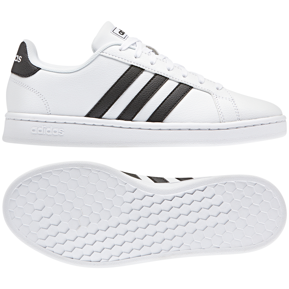 Кроссовки Adidas GRAND COURT / Женский / 36 / Белый/Черный photo 3
