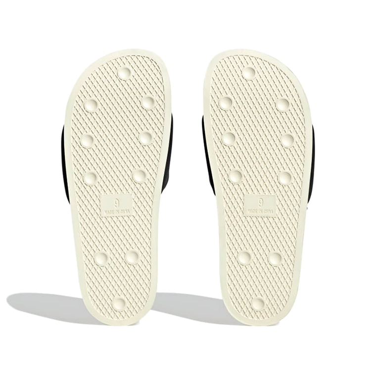 Slapi Adidas ADILETTE pt Barbati / 44.5 / Negru-bej photo 3